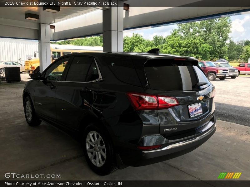 Nightfall Gray Metallic / Jet Black 2018 Chevrolet Equinox LT