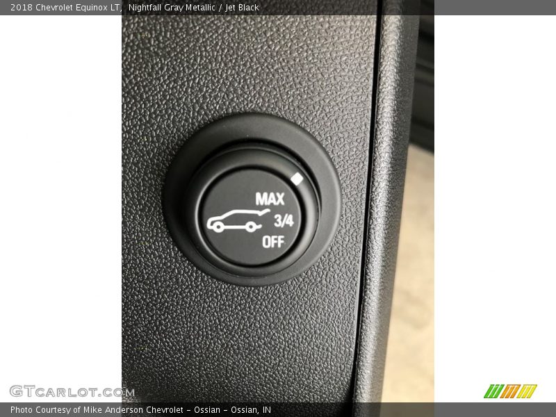 Nightfall Gray Metallic / Jet Black 2018 Chevrolet Equinox LT
