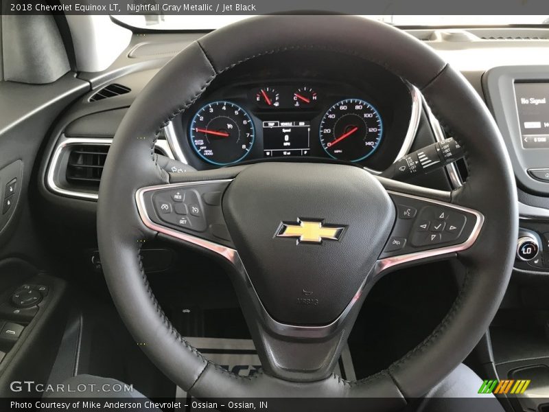 Nightfall Gray Metallic / Jet Black 2018 Chevrolet Equinox LT