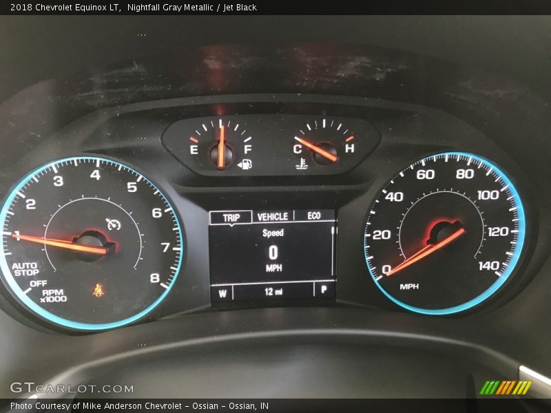 Nightfall Gray Metallic / Jet Black 2018 Chevrolet Equinox LT