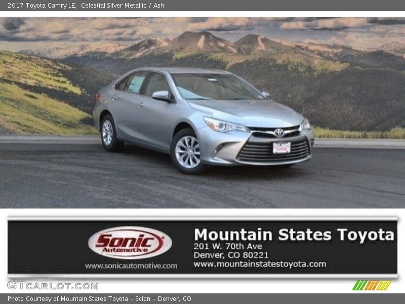 Celestial Silver Metallic / Ash 2017 Toyota Camry LE