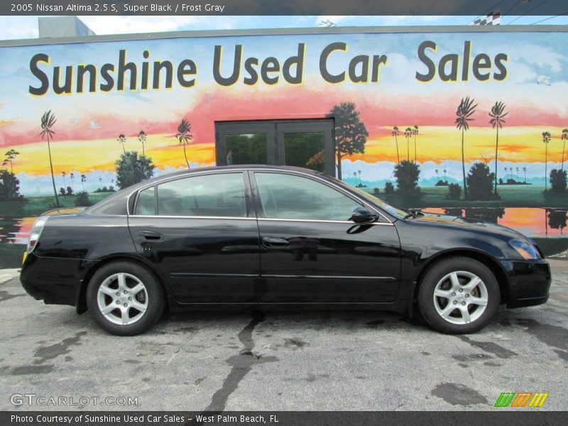 Super Black / Frost Gray 2005 Nissan Altima 2.5 S