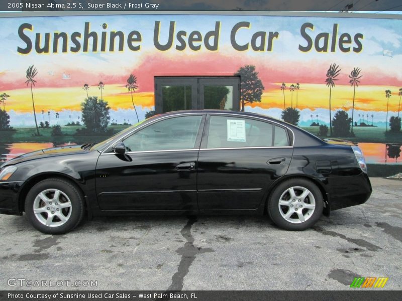 Super Black / Frost Gray 2005 Nissan Altima 2.5 S
