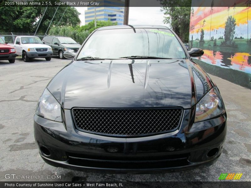 Super Black / Frost Gray 2005 Nissan Altima 2.5 S
