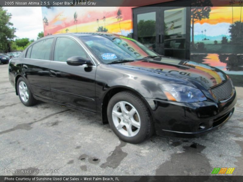Super Black / Frost Gray 2005 Nissan Altima 2.5 S