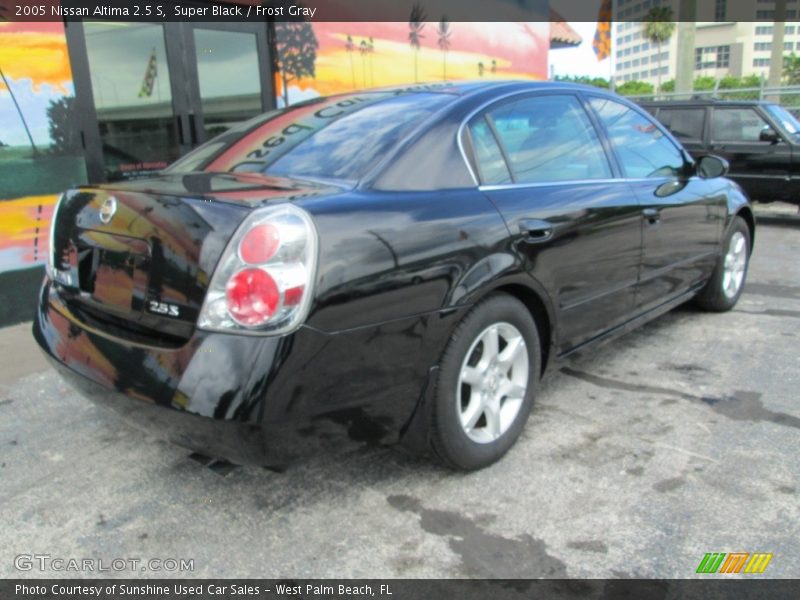 Super Black / Frost Gray 2005 Nissan Altima 2.5 S