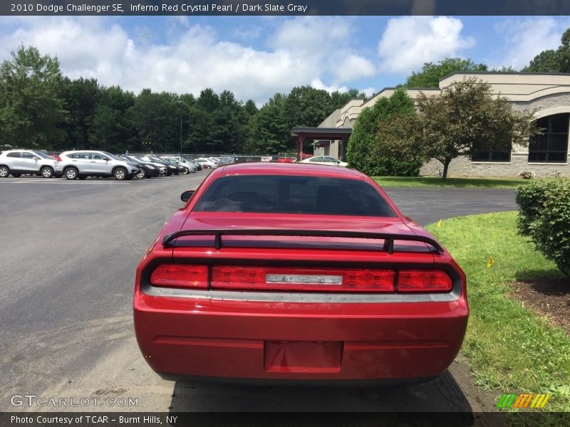 Inferno Red Crystal Pearl / Dark Slate Gray 2010 Dodge Challenger SE