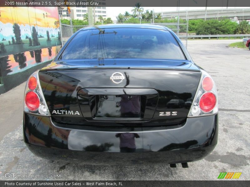 Super Black / Frost Gray 2005 Nissan Altima 2.5 S