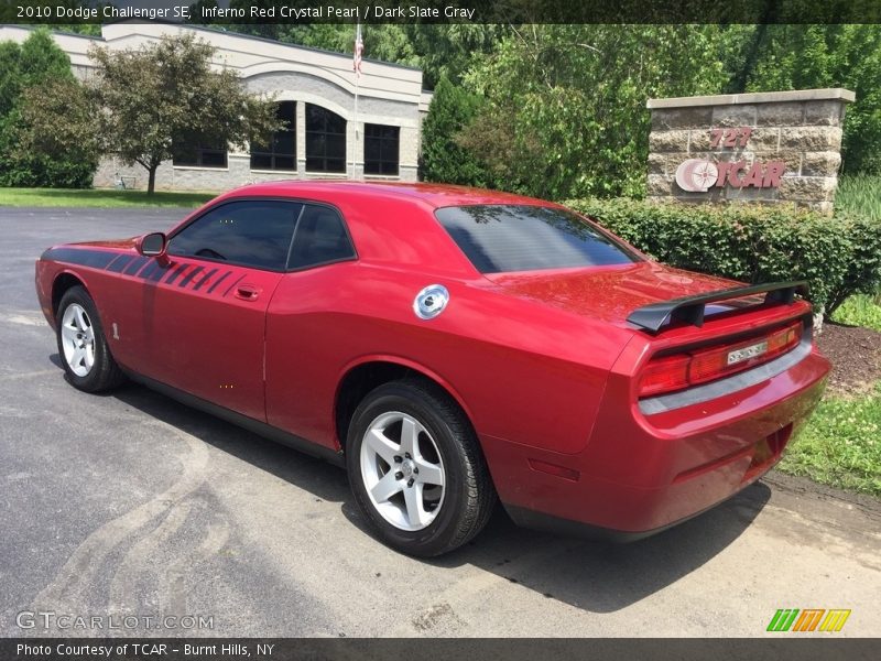 Inferno Red Crystal Pearl / Dark Slate Gray 2010 Dodge Challenger SE