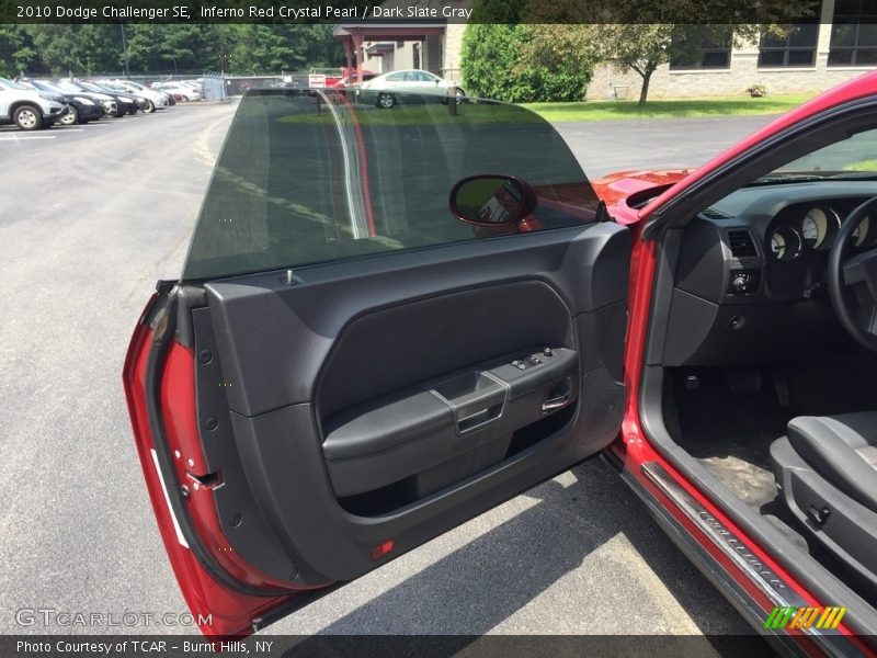 Inferno Red Crystal Pearl / Dark Slate Gray 2010 Dodge Challenger SE