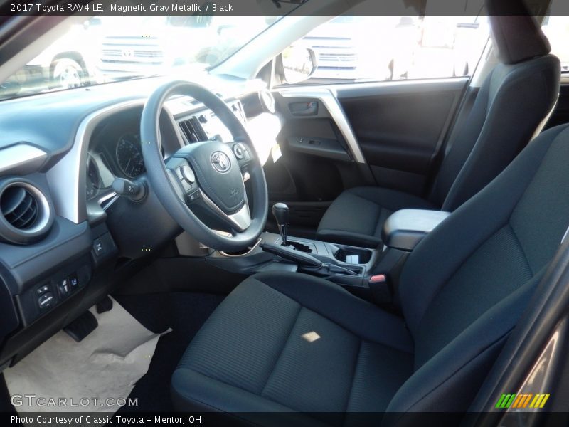 Magnetic Gray Metallic / Black 2017 Toyota RAV4 LE