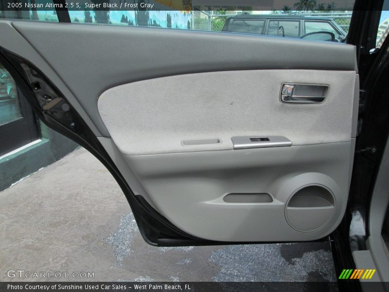 Super Black / Frost Gray 2005 Nissan Altima 2.5 S