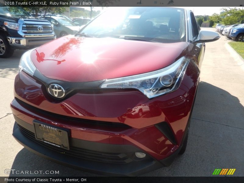 Ruby Flare Pearl / Black 2018 Toyota C-HR XLE