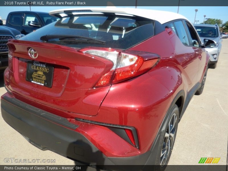 Ruby Flare Pearl / Black 2018 Toyota C-HR XLE