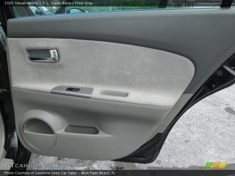 Super Black / Frost Gray 2005 Nissan Altima 2.5 S