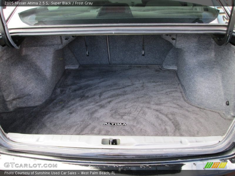 Super Black / Frost Gray 2005 Nissan Altima 2.5 S