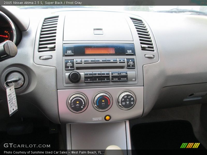 Super Black / Frost Gray 2005 Nissan Altima 2.5 S