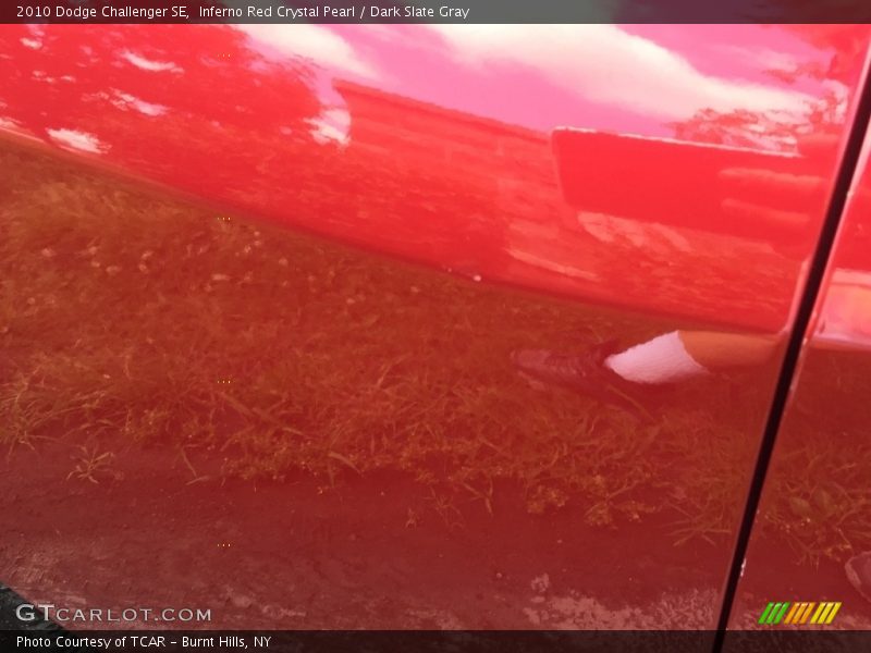 Inferno Red Crystal Pearl / Dark Slate Gray 2010 Dodge Challenger SE