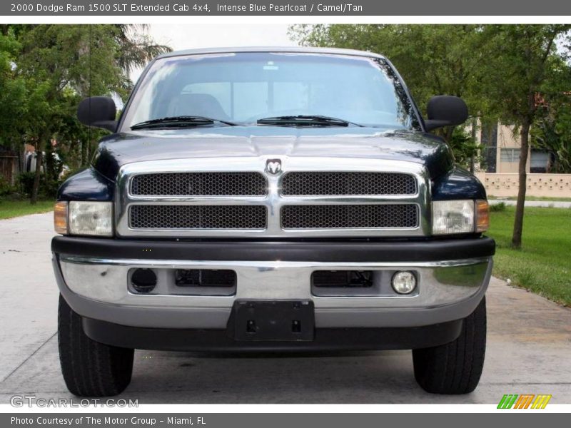 Intense Blue Pearlcoat / Camel/Tan 2000 Dodge Ram 1500 SLT Extended Cab 4x4