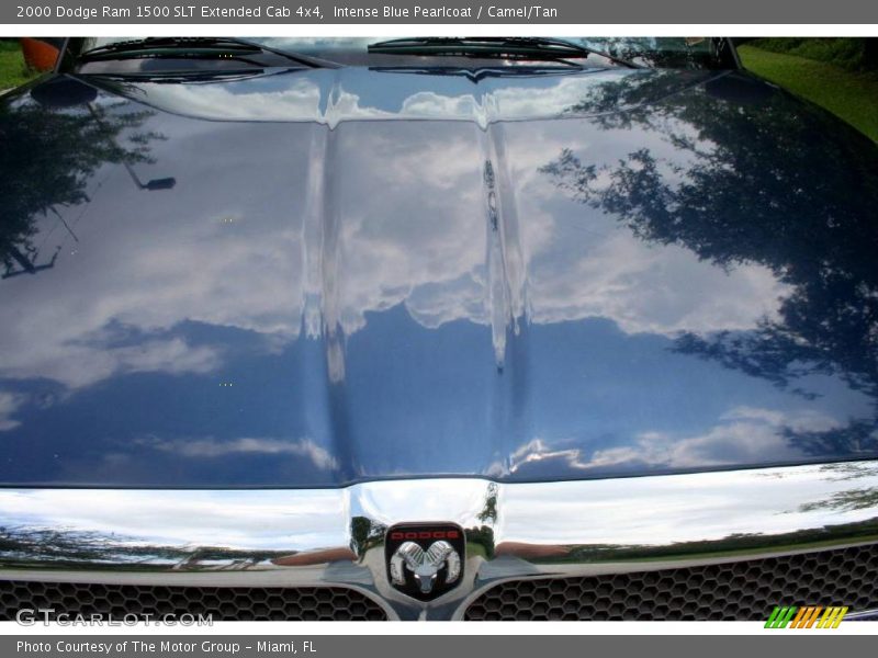 Intense Blue Pearlcoat / Camel/Tan 2000 Dodge Ram 1500 SLT Extended Cab 4x4