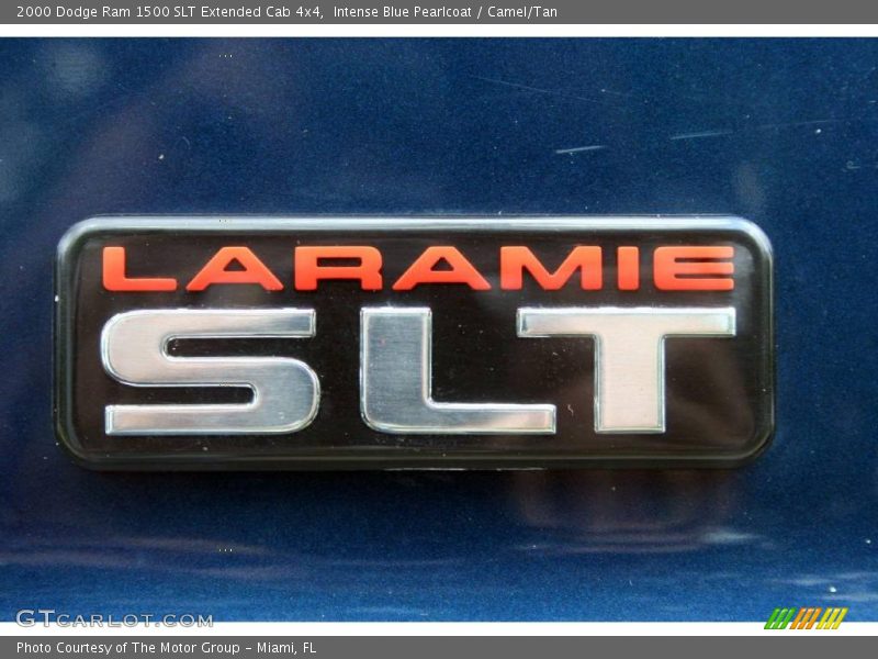 Intense Blue Pearlcoat / Camel/Tan 2000 Dodge Ram 1500 SLT Extended Cab 4x4