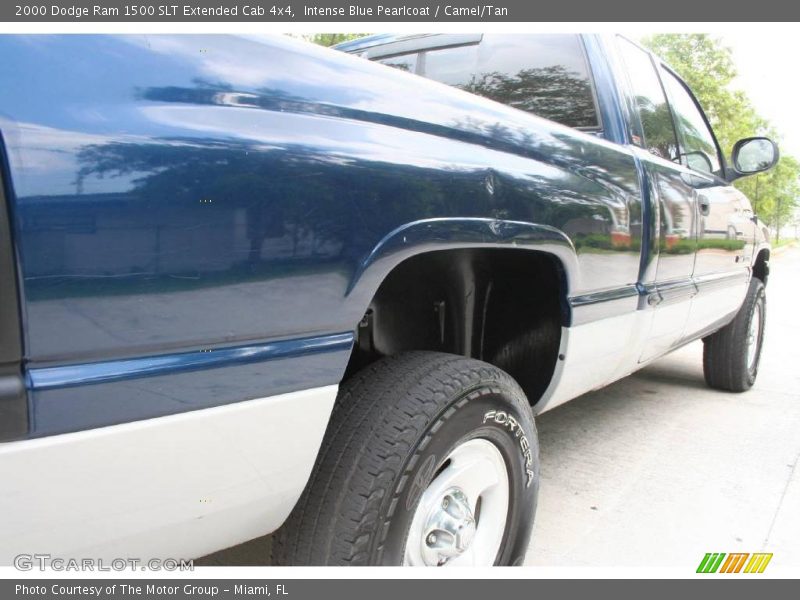 Intense Blue Pearlcoat / Camel/Tan 2000 Dodge Ram 1500 SLT Extended Cab 4x4