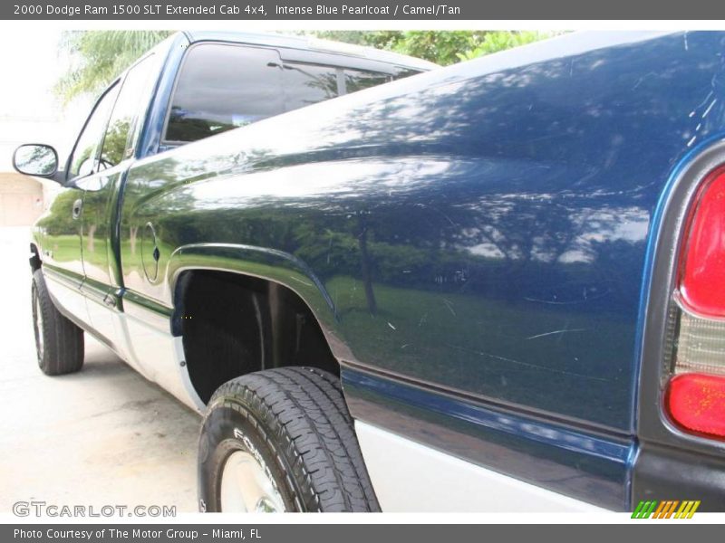 Intense Blue Pearlcoat / Camel/Tan 2000 Dodge Ram 1500 SLT Extended Cab 4x4