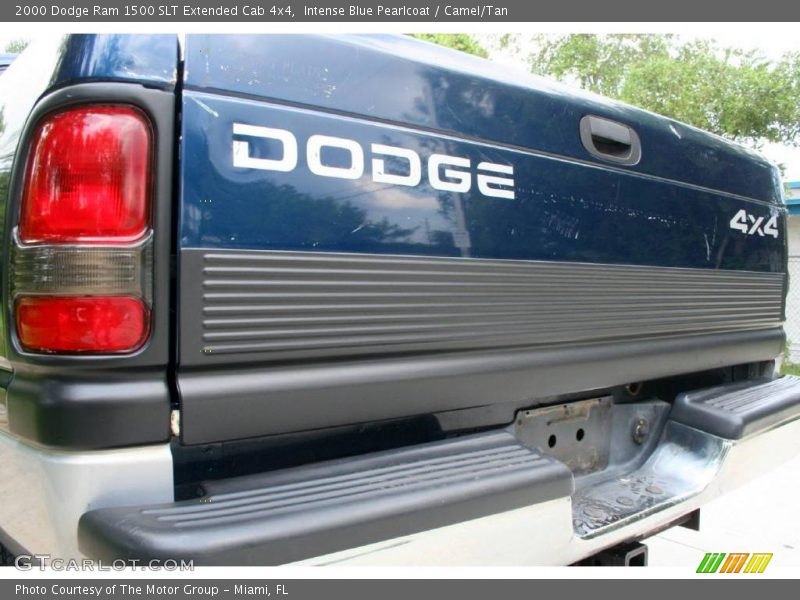 Intense Blue Pearlcoat / Camel/Tan 2000 Dodge Ram 1500 SLT Extended Cab 4x4