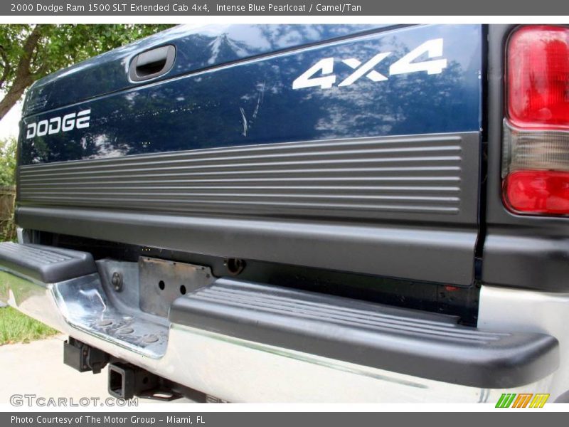 Intense Blue Pearlcoat / Camel/Tan 2000 Dodge Ram 1500 SLT Extended Cab 4x4