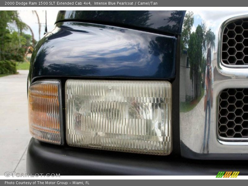 Intense Blue Pearlcoat / Camel/Tan 2000 Dodge Ram 1500 SLT Extended Cab 4x4