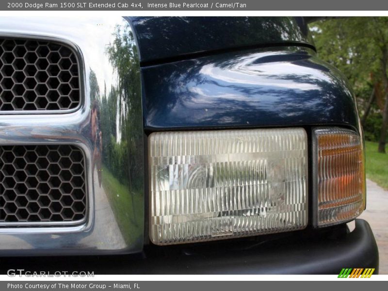 Intense Blue Pearlcoat / Camel/Tan 2000 Dodge Ram 1500 SLT Extended Cab 4x4