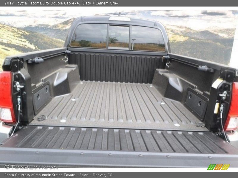 Black / Cement Gray 2017 Toyota Tacoma SR5 Double Cab 4x4