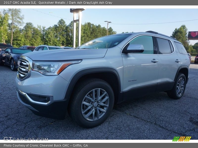 Quicksilver Metallic / Dark Ash Gray/Light Ash Gray 2017 GMC Acadia SLE
