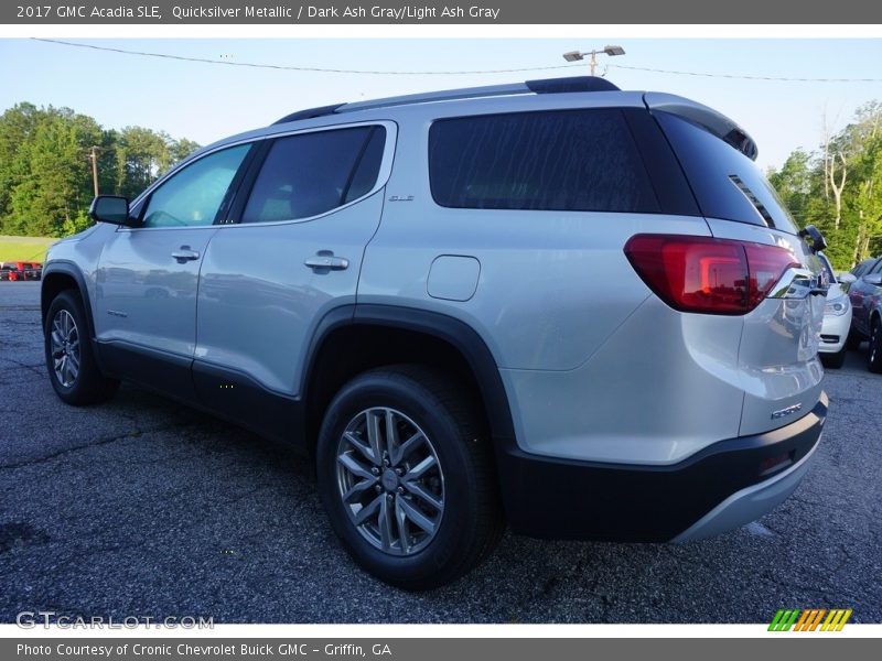 Quicksilver Metallic / Dark Ash Gray/Light Ash Gray 2017 GMC Acadia SLE