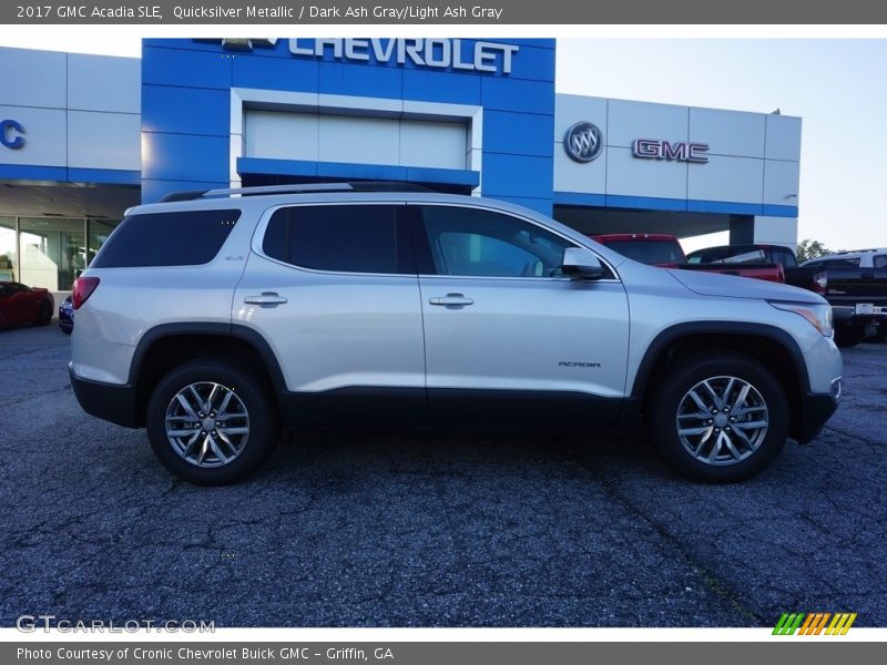 Quicksilver Metallic / Dark Ash Gray/Light Ash Gray 2017 GMC Acadia SLE