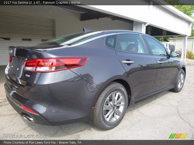 Platinum Graphite / Merlot 2017 Kia Optima LX 1.6T