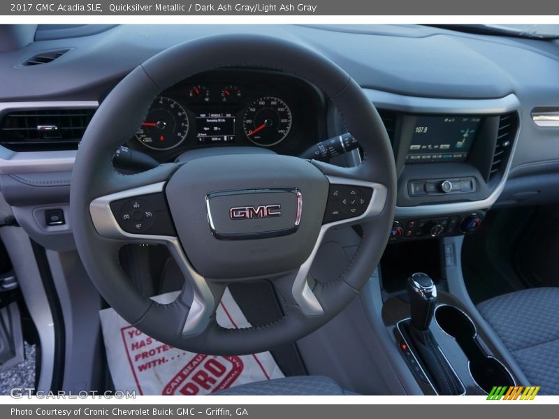 Quicksilver Metallic / Dark Ash Gray/Light Ash Gray 2017 GMC Acadia SLE