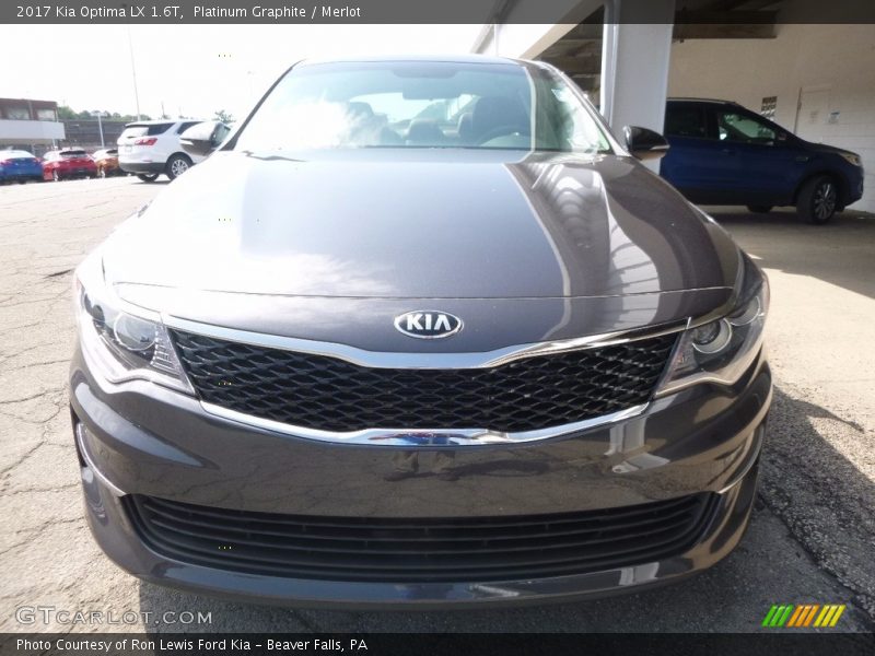 Platinum Graphite / Merlot 2017 Kia Optima LX 1.6T