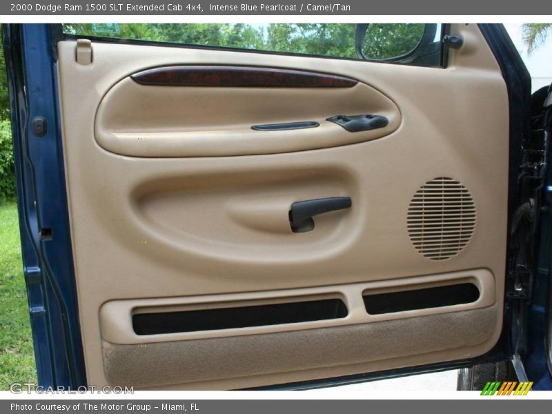 Intense Blue Pearlcoat / Camel/Tan 2000 Dodge Ram 1500 SLT Extended Cab 4x4