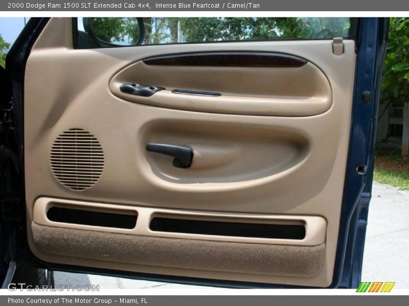 Intense Blue Pearlcoat / Camel/Tan 2000 Dodge Ram 1500 SLT Extended Cab 4x4