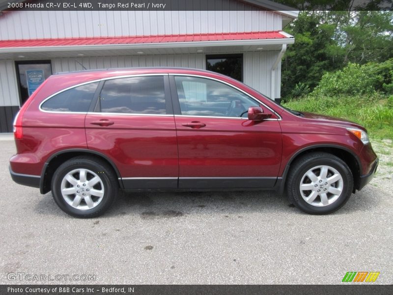 Tango Red Pearl / Ivory 2008 Honda CR-V EX-L 4WD