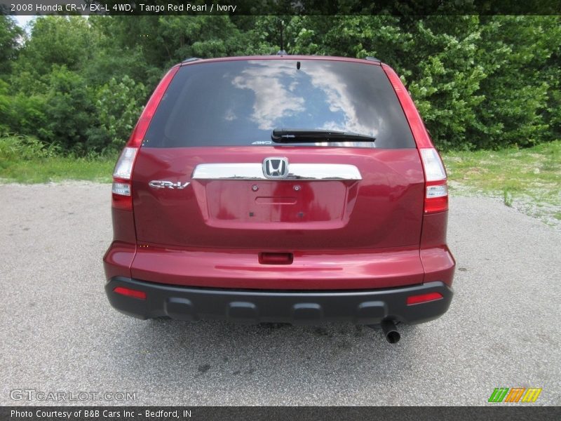Tango Red Pearl / Ivory 2008 Honda CR-V EX-L 4WD