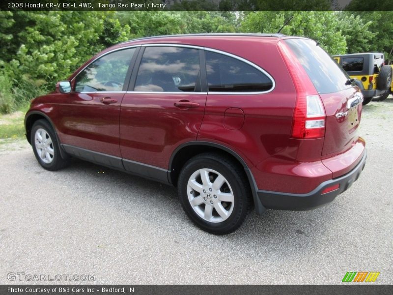 Tango Red Pearl / Ivory 2008 Honda CR-V EX-L 4WD
