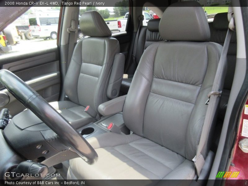 Tango Red Pearl / Ivory 2008 Honda CR-V EX-L 4WD