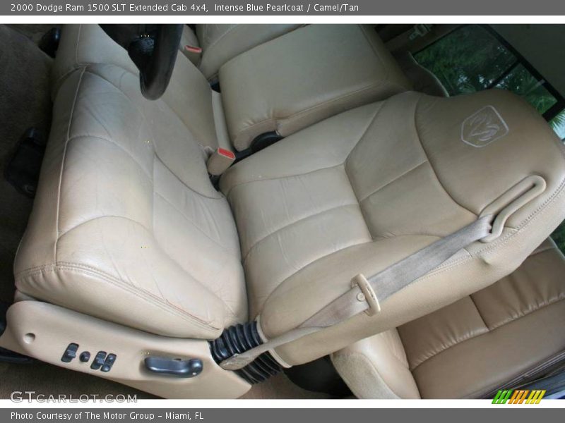 Intense Blue Pearlcoat / Camel/Tan 2000 Dodge Ram 1500 SLT Extended Cab 4x4