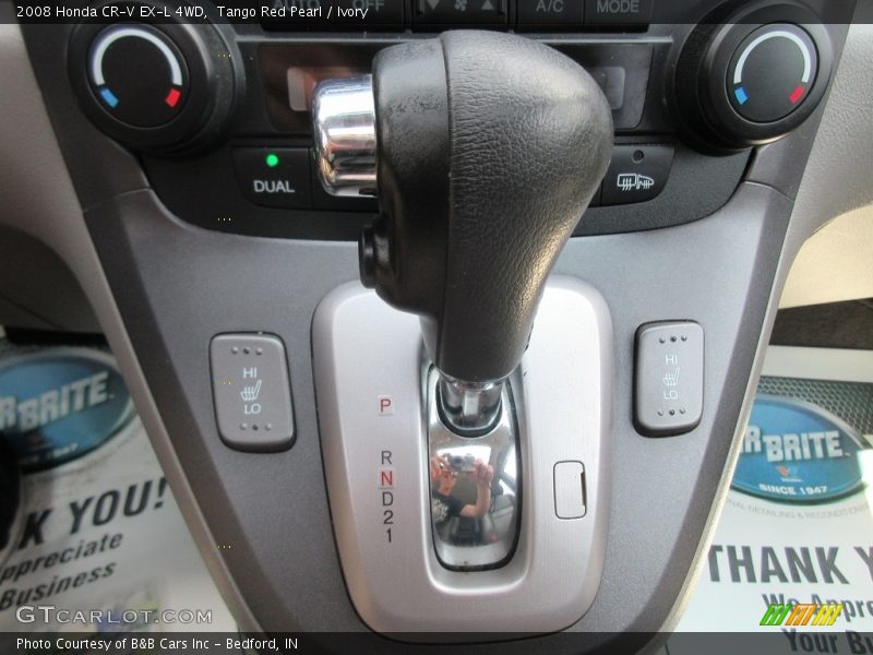 Tango Red Pearl / Ivory 2008 Honda CR-V EX-L 4WD