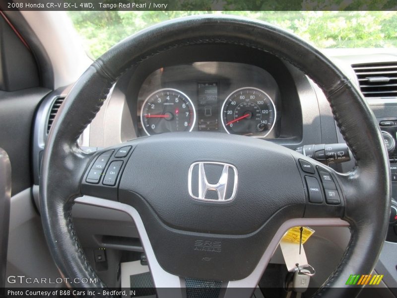 Tango Red Pearl / Ivory 2008 Honda CR-V EX-L 4WD