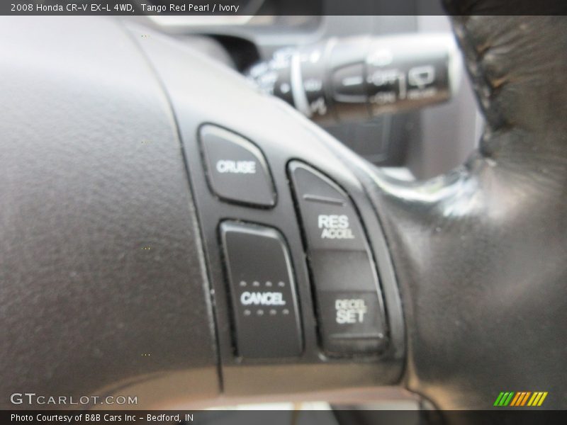 Tango Red Pearl / Ivory 2008 Honda CR-V EX-L 4WD