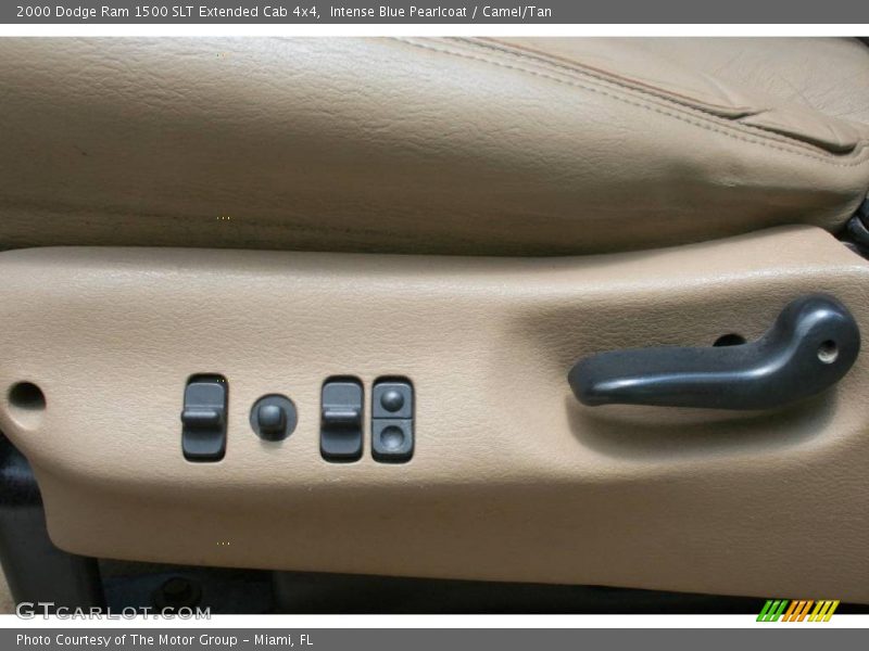 Intense Blue Pearlcoat / Camel/Tan 2000 Dodge Ram 1500 SLT Extended Cab 4x4