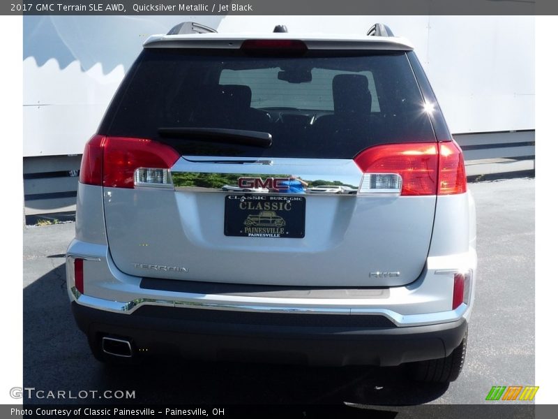 Quicksilver Metallic / Jet Black 2017 GMC Terrain SLE AWD